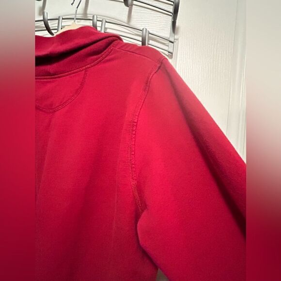 Eddie Bauer women’s 2X tall Fleece Pullover Sweatshirt red - Picture 13 of 13